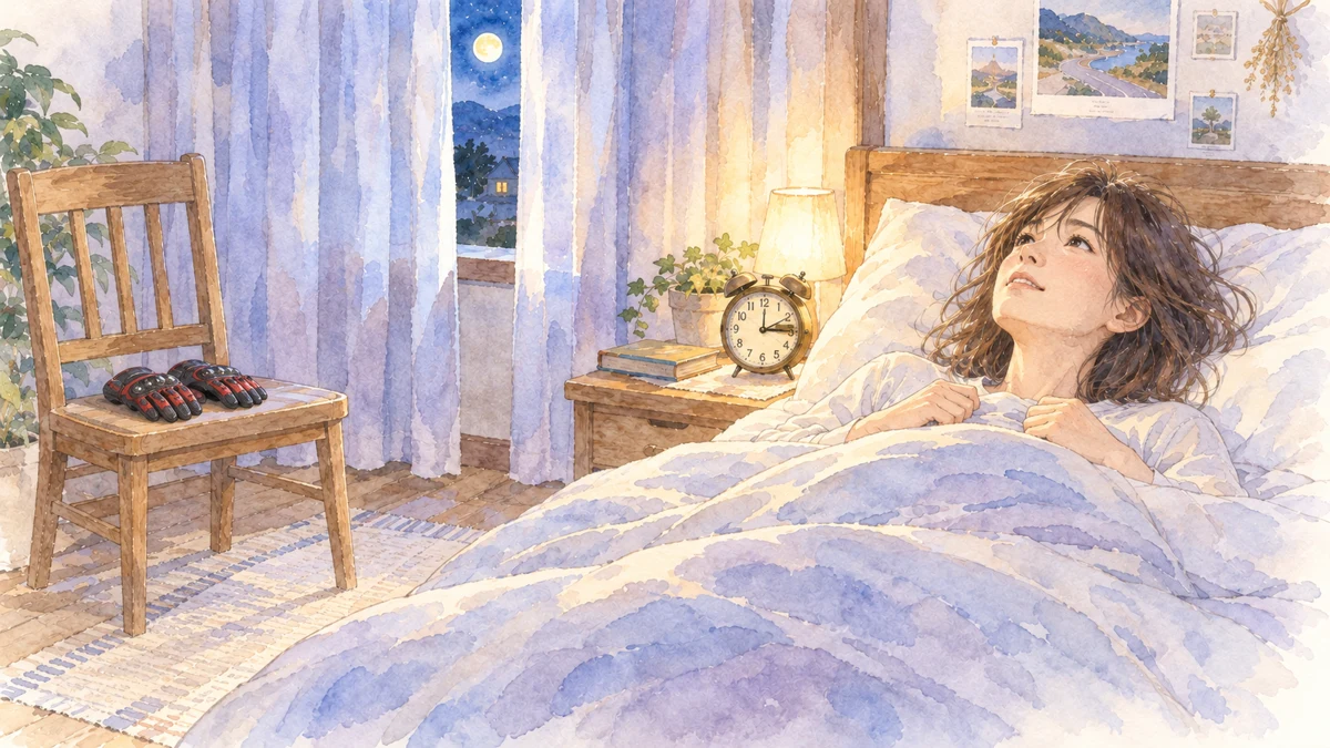 練習会の前の夜、緊張して眠れない